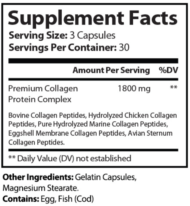 COLLAGEN COMPLEX I,II,III,V,X