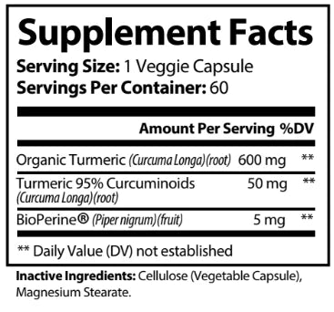 TURMERIC + BIOPERINE